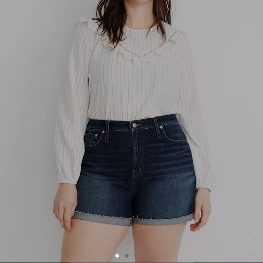 Madewell Curvy High Rise Denim Shorts 28